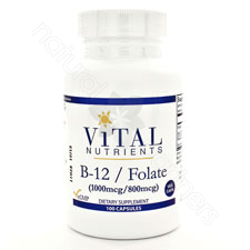 Vitamin B12 w/Folate 100c by Vital Nutrients