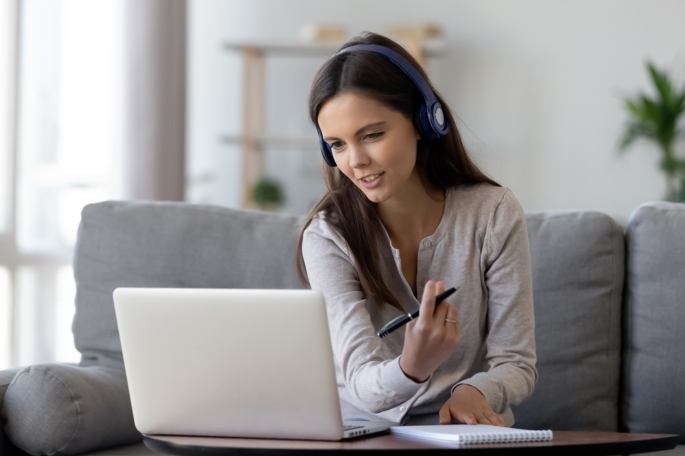 working from home