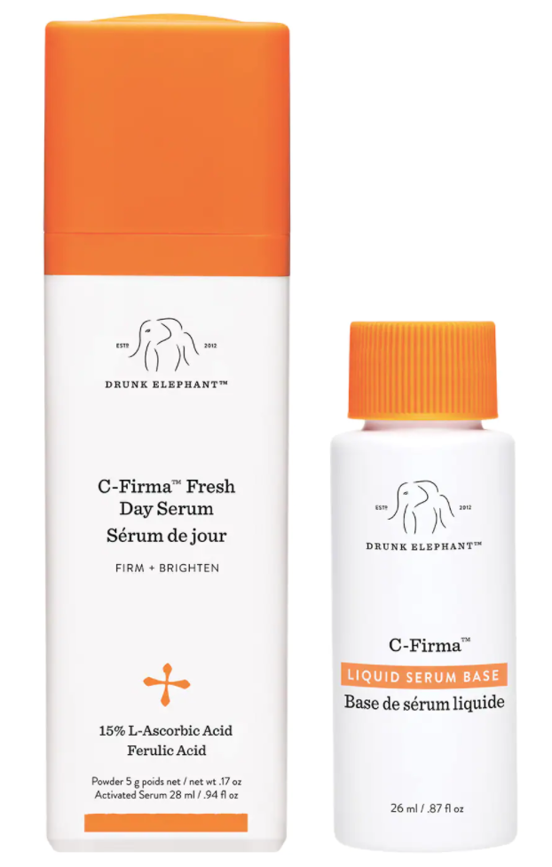 Drunk Elephant C-Firma Fresh Day Serum, vitamin C and niacinamide