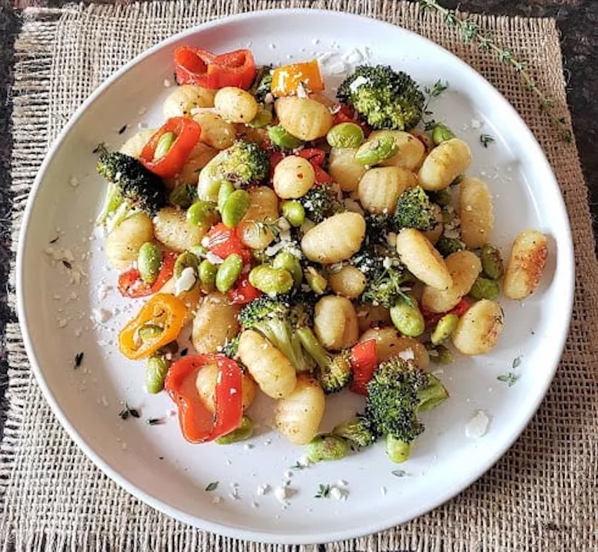 vegan sheet pan dinners gnocchi
