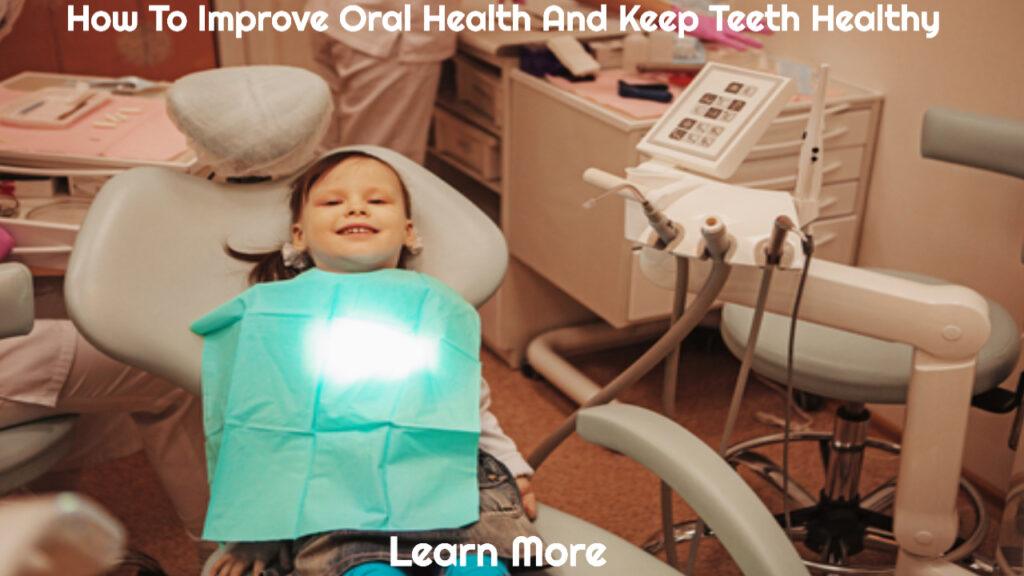 young girl in dental chair at dental office