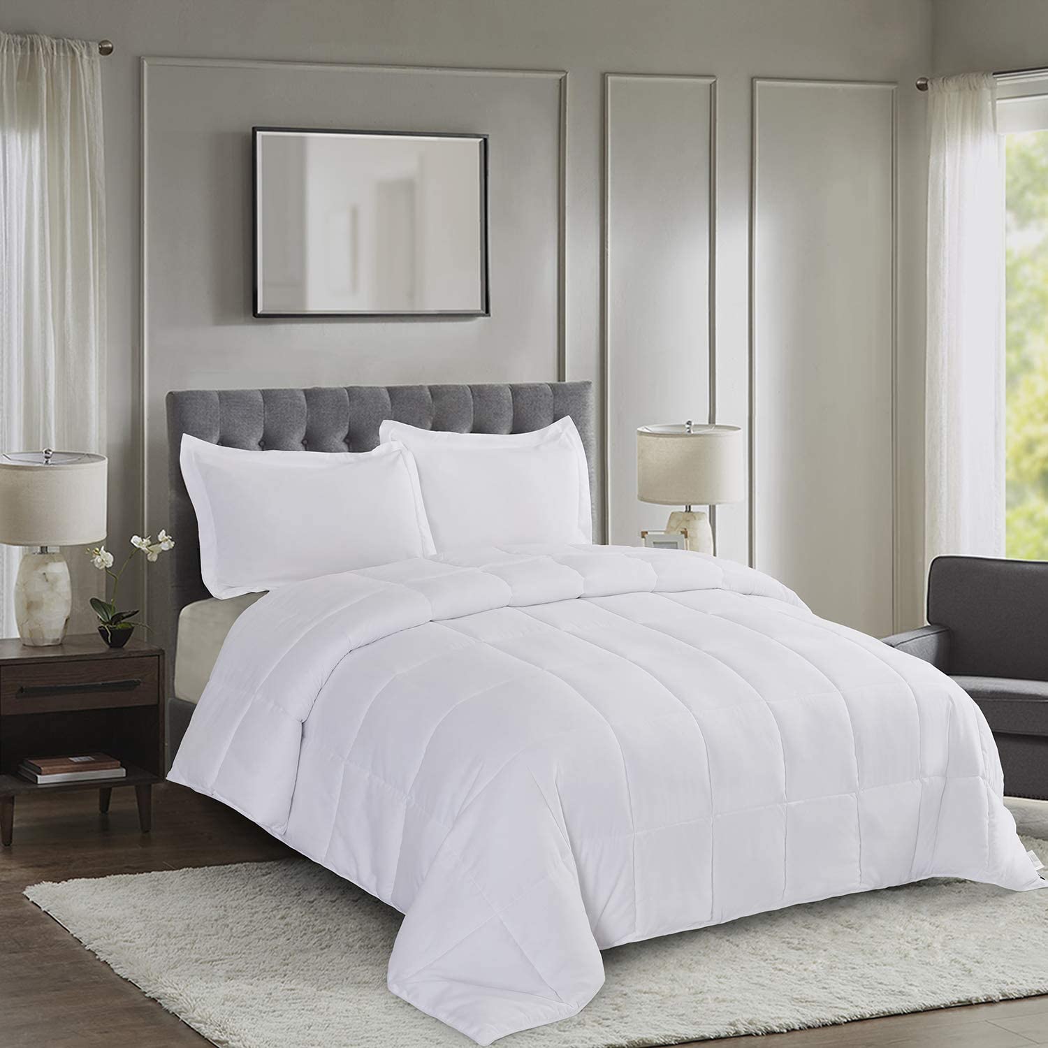 hig twin down comforter set