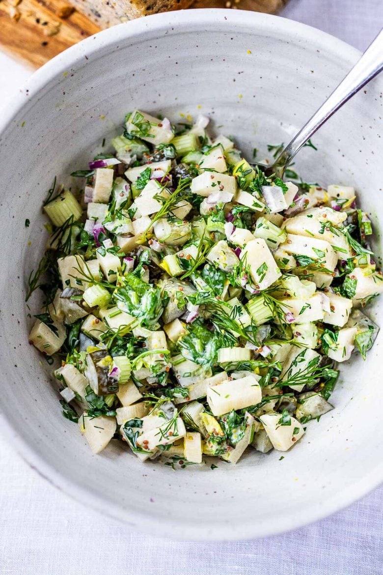vegan tuna salad quick high-protein lunch