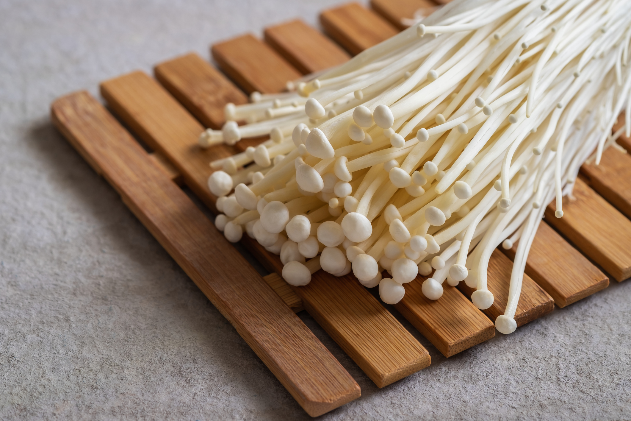 enoki mushrooms