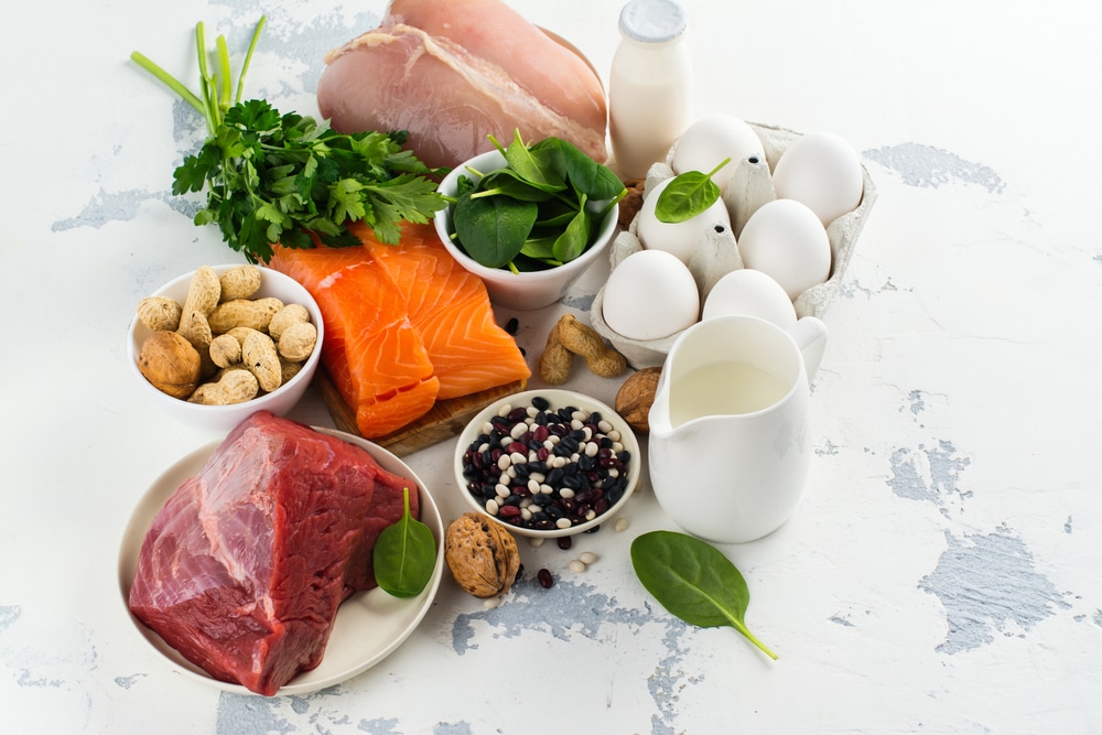 High,Protein,Food, ,Fish,,Meat,,Poultry,,Nuts,,Eggs.,Products